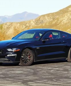 Black 2018 GT Mustang Diamond Paintings