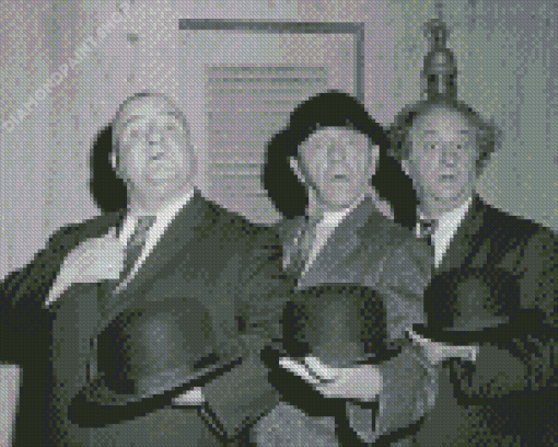 Black And White 3 Stooges Diamond Paintings