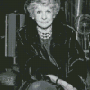 Black And White Elaine Stritch Diamond Paintings