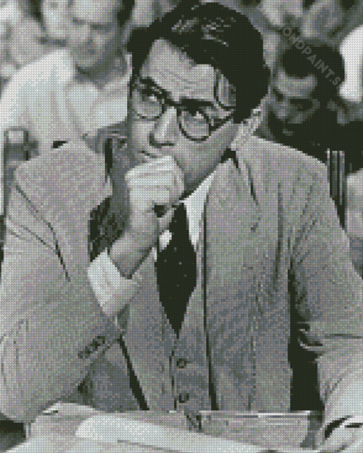 Black And White Gregory Peck Diamond Paintings