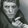 Black And White Jonathan Frid Diamond Paintings