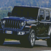 Black Jeep Wrangler Diamond Paintings