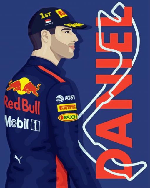 Daniel Ricciardo Art Diamond Paintings