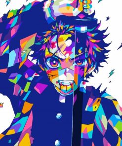 Demon Slayer Pop Art Illustration Diamond Paintings