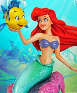 Flounder And Ariel Diamond Paintings