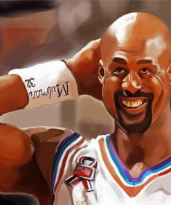 Funny Karl Malone Diamond Paintings