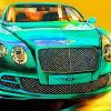 Green Bentley Diamond Paintings