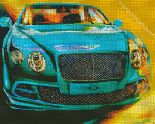 Green Bentley Diamond Paintings