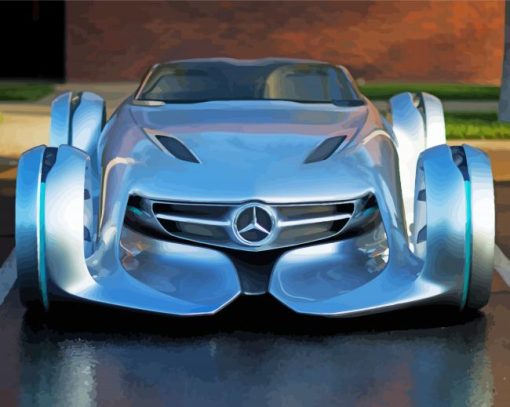 Grey Exotic Cars Diamond Paintings