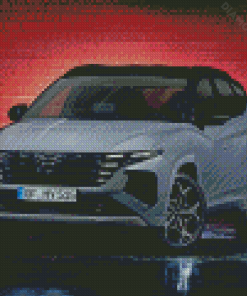 Grey Hyundai Tucson Diamond Paintings