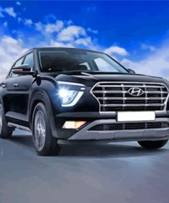 Hyundai Creta Car Diamond Paintings