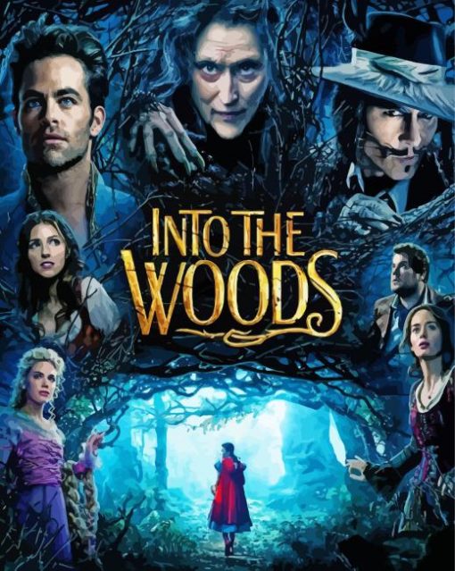 Into The Woods Poster Diamond Paintings