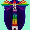 Lighthouse With Rainbow Art Diamond Paintings