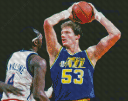 Mark Eaton Player Diamond Paintings