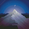 Mountains Night Diamond Paintings