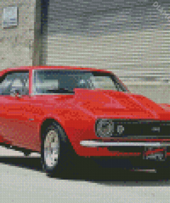 Red 1967 Camaro Diamond Paintings