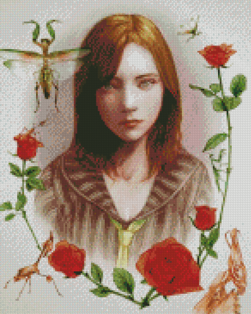 Rose Of Rule Illustration Diamond Paintings