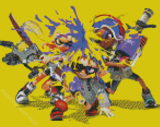 Splatoon Art Diamond Paintings