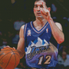 The Basketball Player John Stockton Diamond Paintings