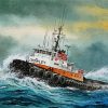 Tug Boat Art Diamond Paintings