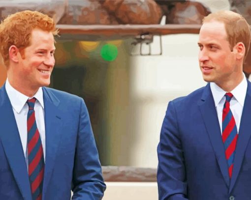 William And Harry Diamond Paintings