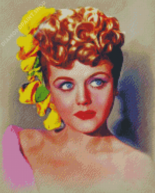 Angela Lansbury Actress Art Diamond Paintings