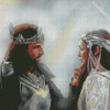 Arwen And Aragorn Art Diamond Paintings