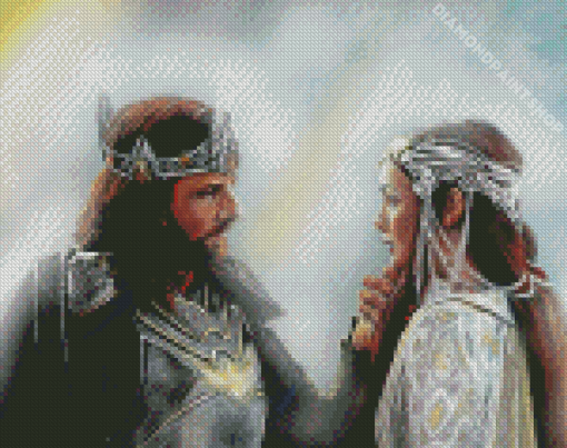 Arwen And Aragorn Art Diamond Paintings