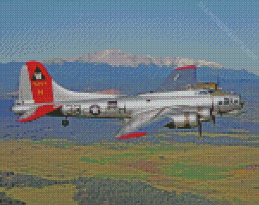 B17 Plane Diamond Paintings