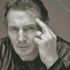 Black And White Actor Liam Neeson Diamond Paintings