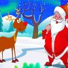 Christmas Rudolph The Red Nosed Reindeer Diamond Paintings