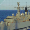 Frigate Warships Diamond Paintings