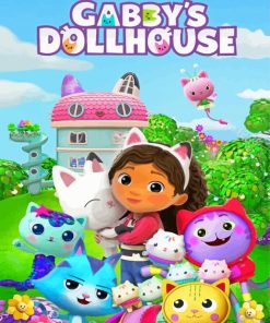 Gabby Dollhouse Poster Diamond Paintings