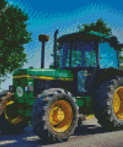 John Deere Tractor Diamond Paintings