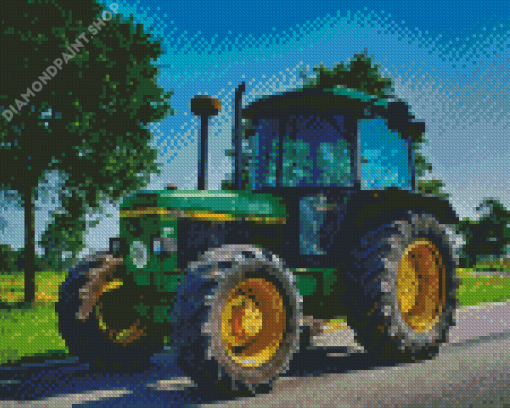 John Deere Tractor Diamond Paintings