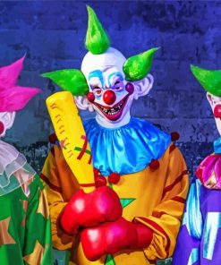 Killer Klowns From Outer Space Movie Characters Diamond Paintings