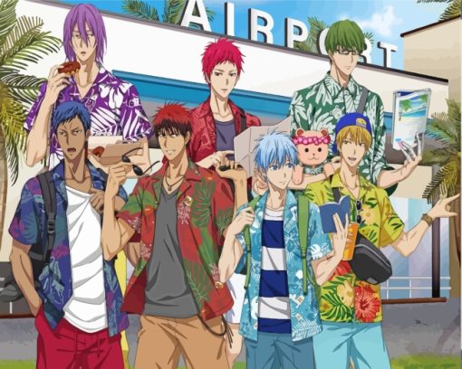 Kurokos Basketball Characters Diamond Paintings