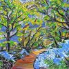 Mosaic Trees Diamond Paintings