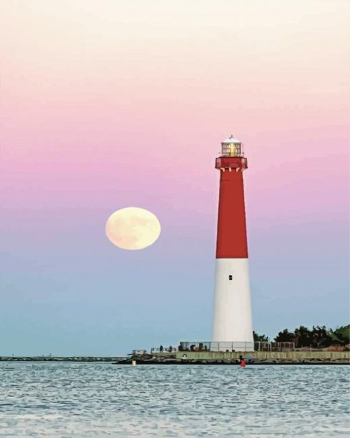 New Jersey Lighthouse Barnegat Diamond Paintings