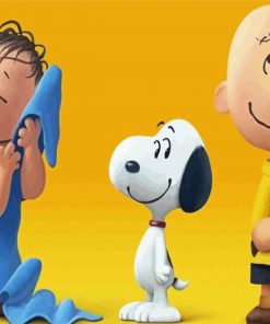 Peanuts Charlie Illustartion Diamond Paintings