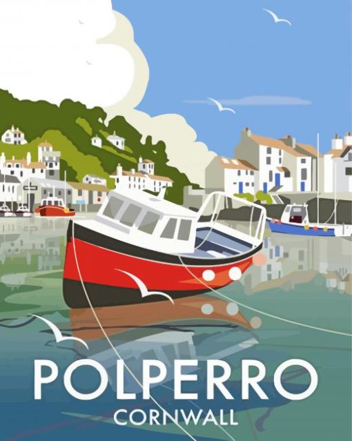 Polperro Poster Diamond Paintings