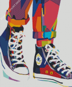 Pop Art Converse Diamond Paintings