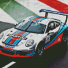 Porsch 911 Martini Sport Car Diamond Paintings