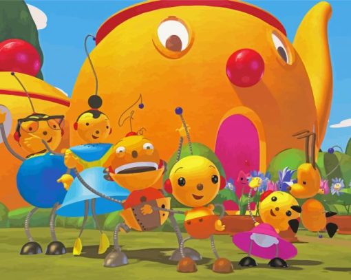 Rolie Polie Olie Characters Diamond Paintings