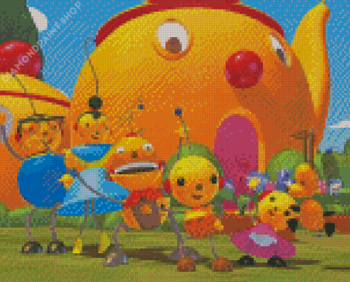 Rolie Polie Olie Characters Diamond Paintings