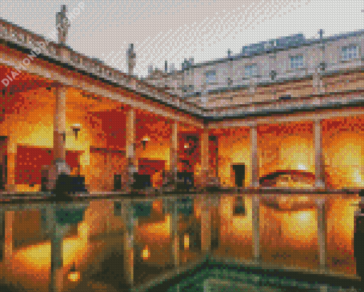 Roman Baths Monument Diamond Paintings