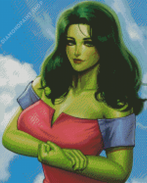 She Hulk Art Diamond Paintings