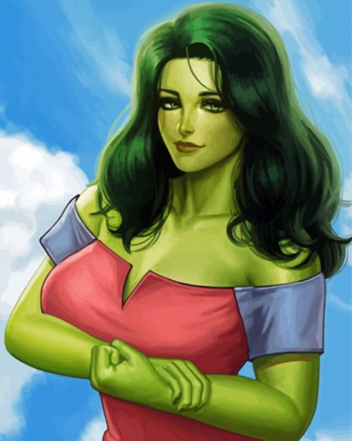 She Hulk Art Diamond Paintings