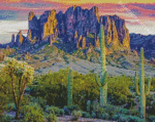 Superstition Mountains Diamond Paintings