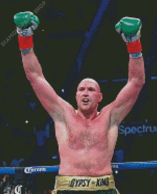 The Professional Boxer Tyson Fury Diamond Paintings